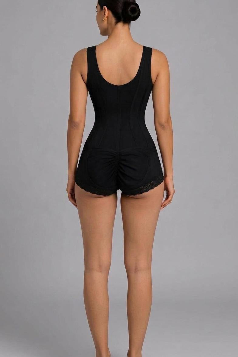 Body Suit Double Compression | Black