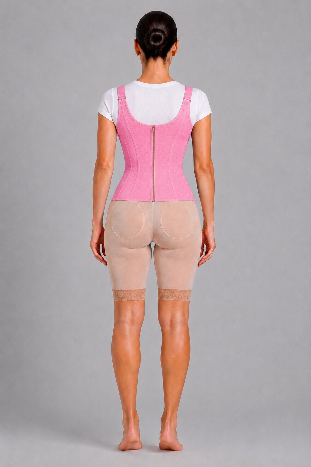 Colombian Waist Trainer Vest | Slimming & Sculpting Body Shaper | Pink