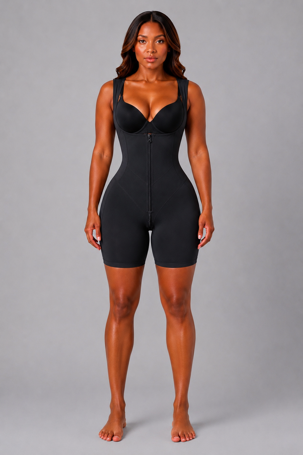 SEAMLESS BREATHABLE FAJA | BLACK
