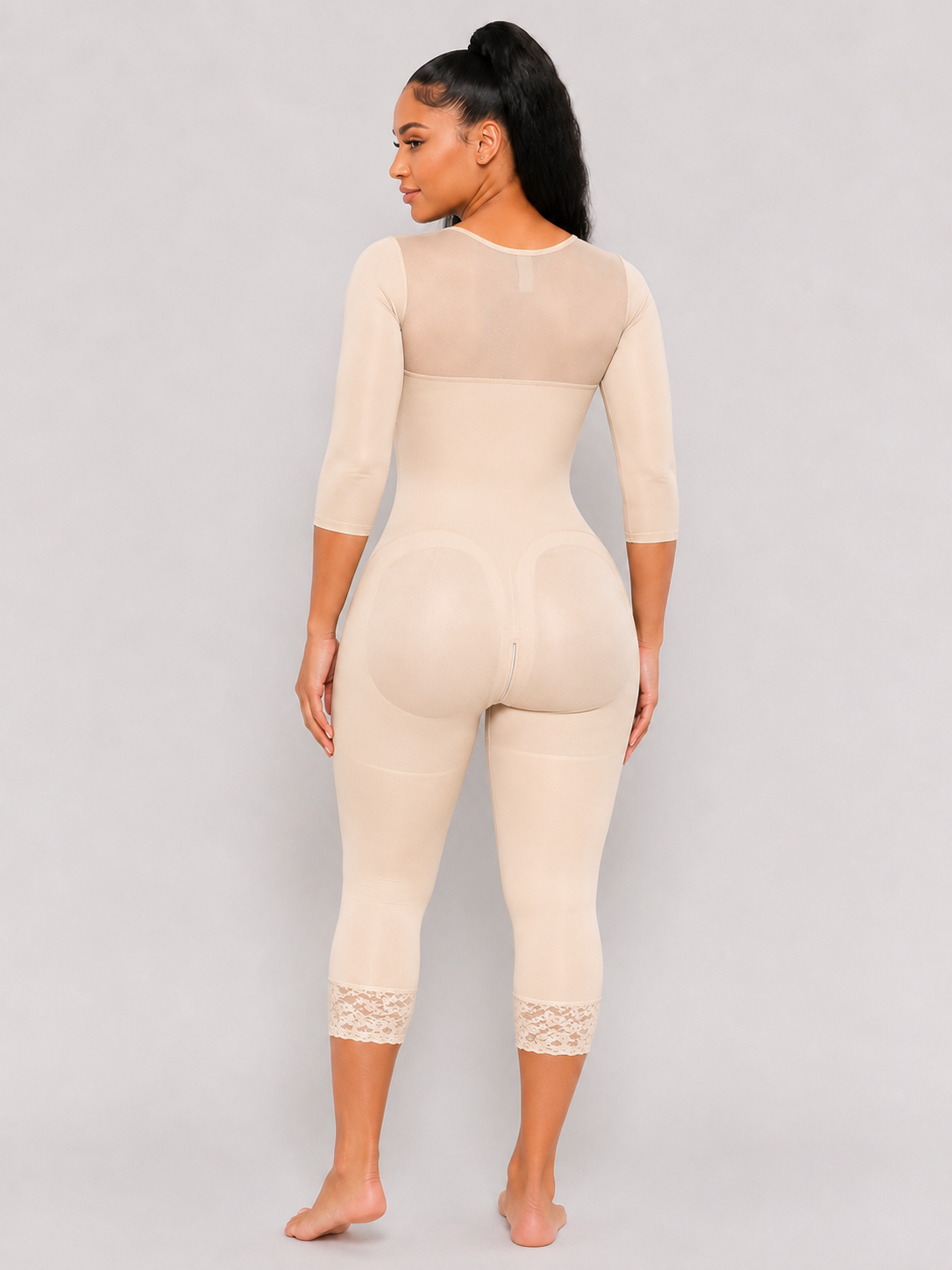 360 FULL BODY COMPRESSION FAJA | BEIGE