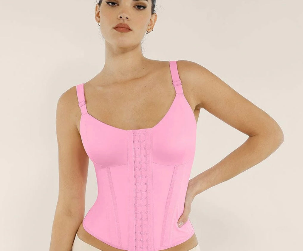 FULL BUST WAIST TRAINER VEST(7 STEEL BONES)