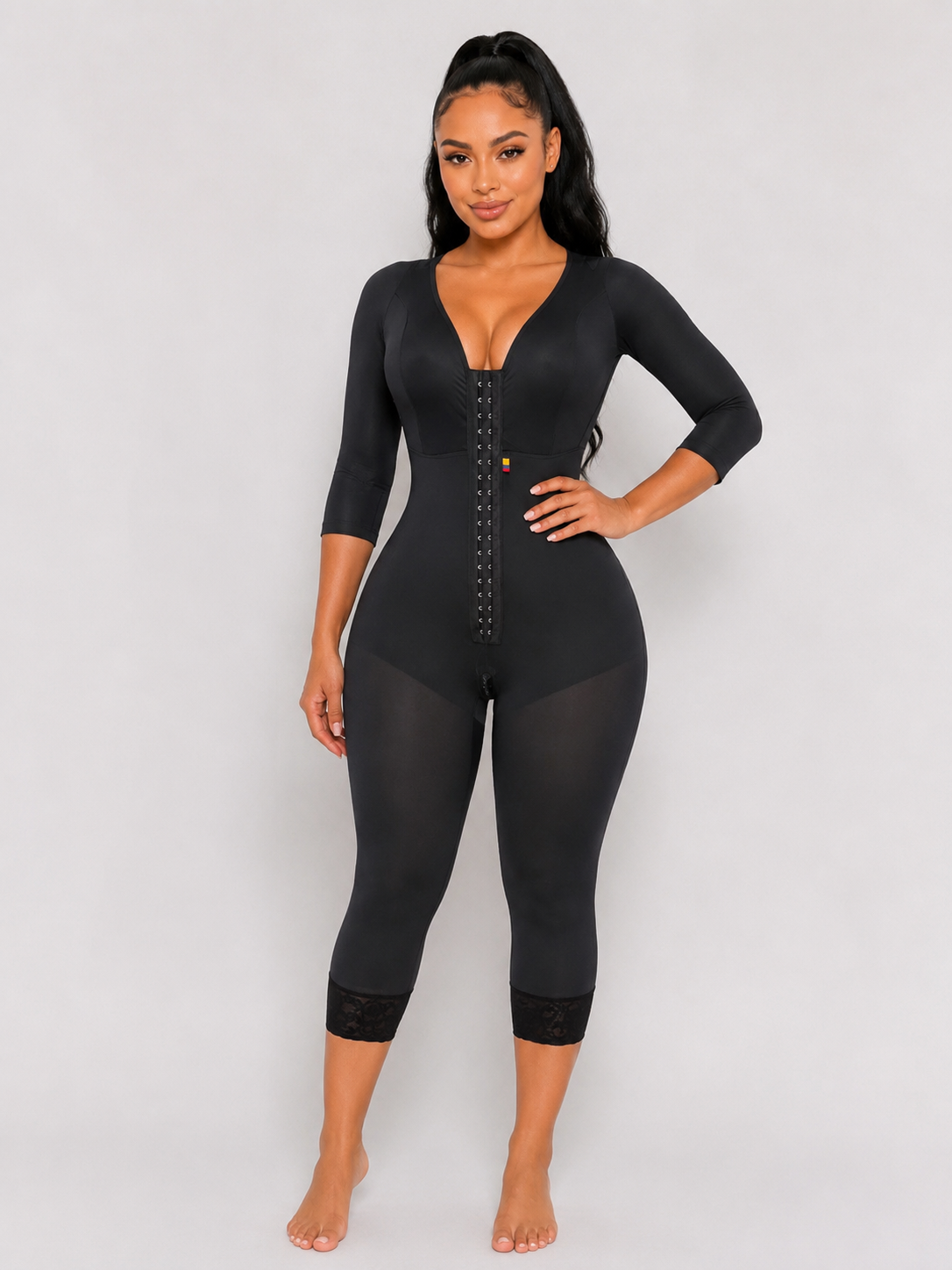COLOMBIAN 360 FULL BODY COMPRESSION FAJA|BLACK