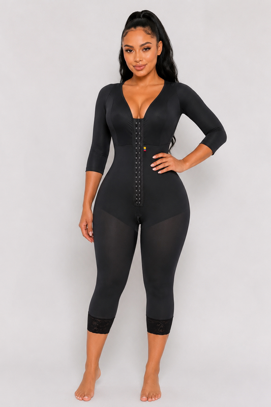 360 FULL BODY COMPRESSION FAJA|BLACK