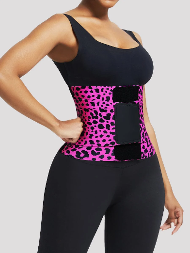 LEOPARD PRINT VELCRO BELT