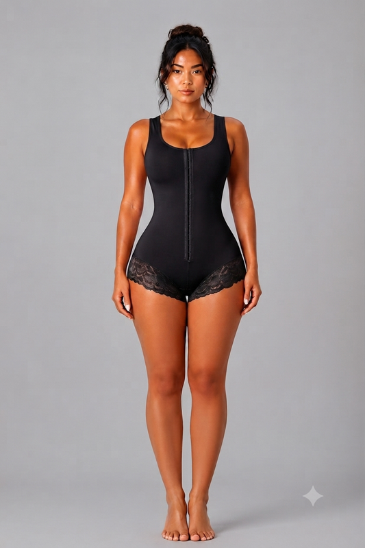 EXTREME SNATCHING BODYSUIT |BLACK