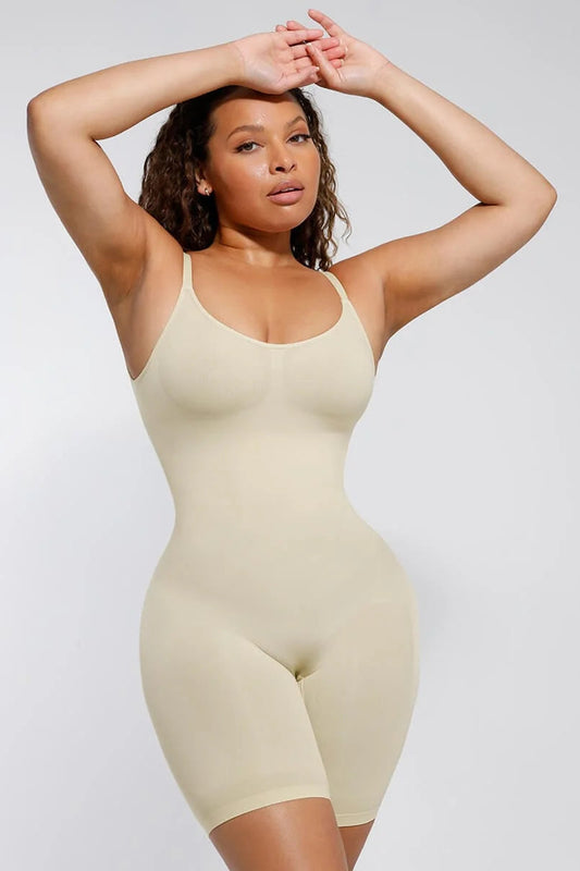 SEAMLESS OPEN BACK | BEIGE