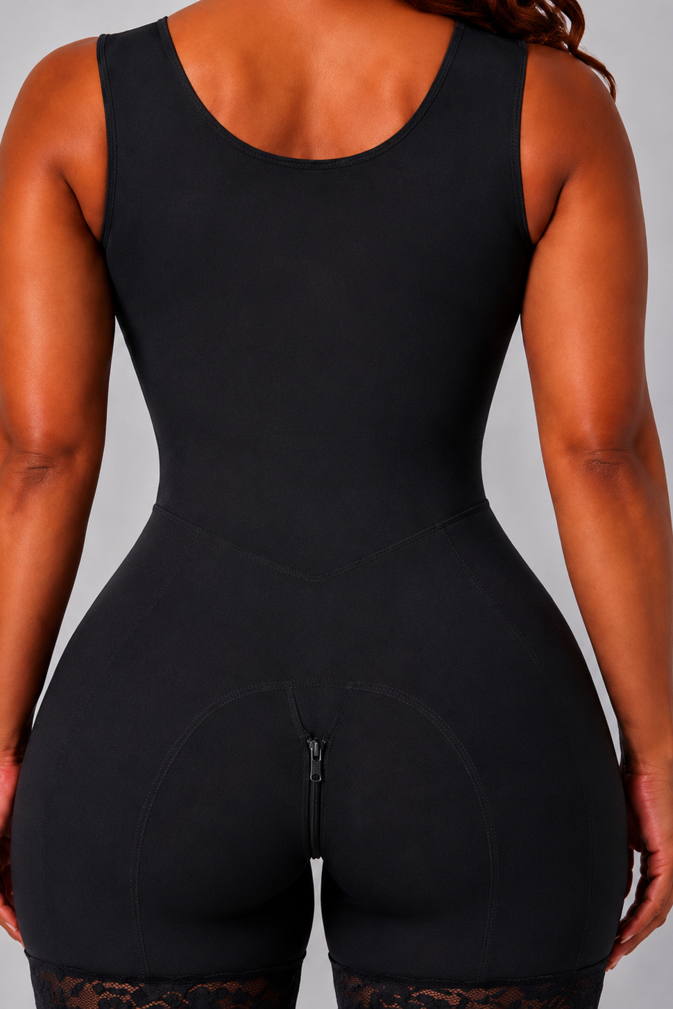 EXTREME SNATCHING FAJA THICK STRAPS | BLACK