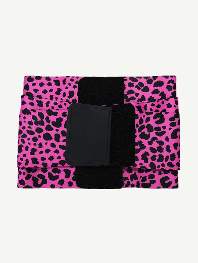 LEOPARD PRINT VELCRO BELT