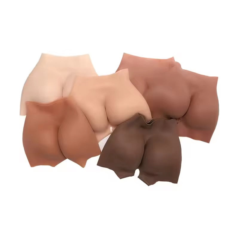 REALISTIC SILICONE BUTT AND HIP ENHANCEMENT HIGH WAISTED SHORTS