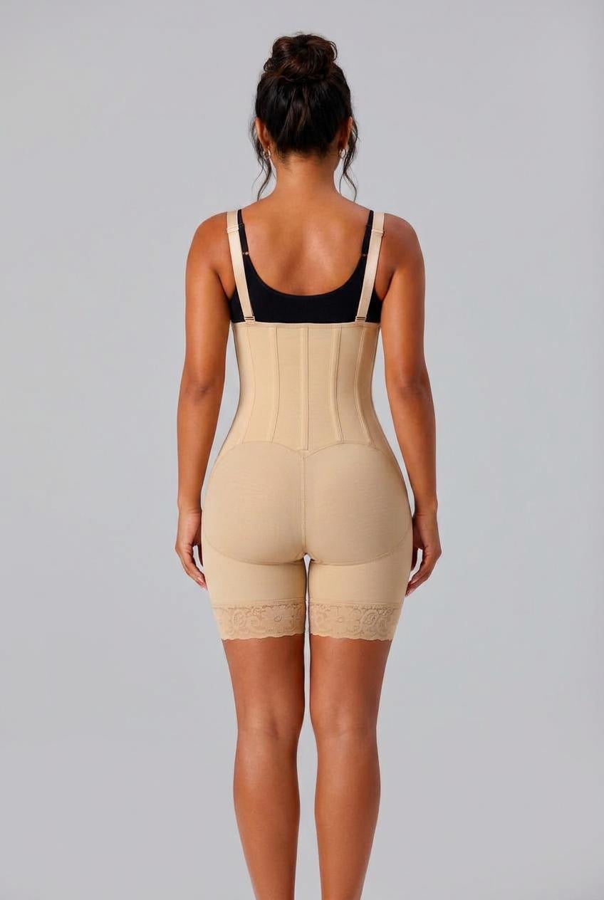 DETACHABLE STRAP DOUBLE COMPRESSION |BEIGE