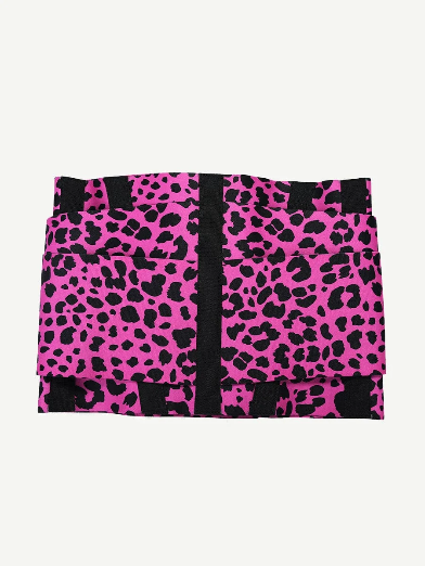 LEOPARD PRINT VELCRO BELT