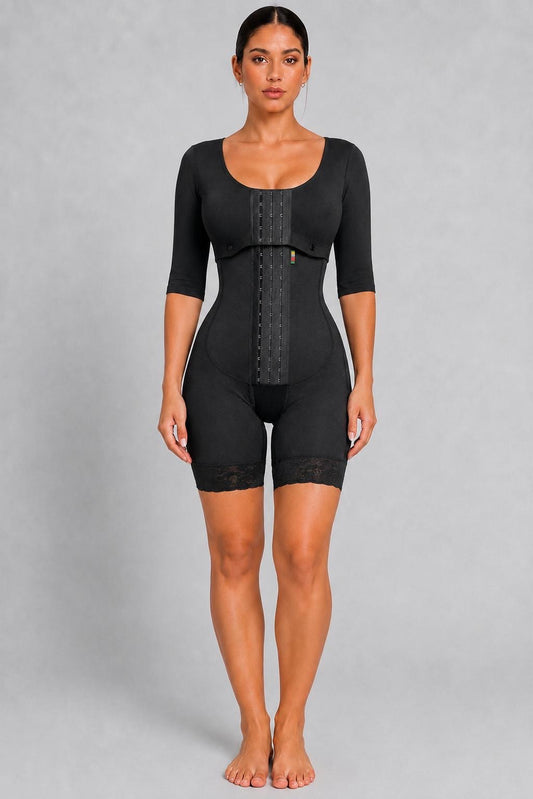 FULL COVERAGE COLOMBIAN FAJA | BLACK