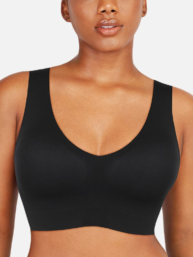 V-NECK SEAMLESS BRA