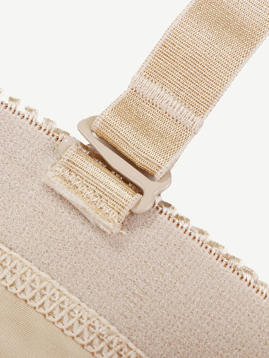 DETACHABLE STRAP|SIDE ZIPPER|BEIGE