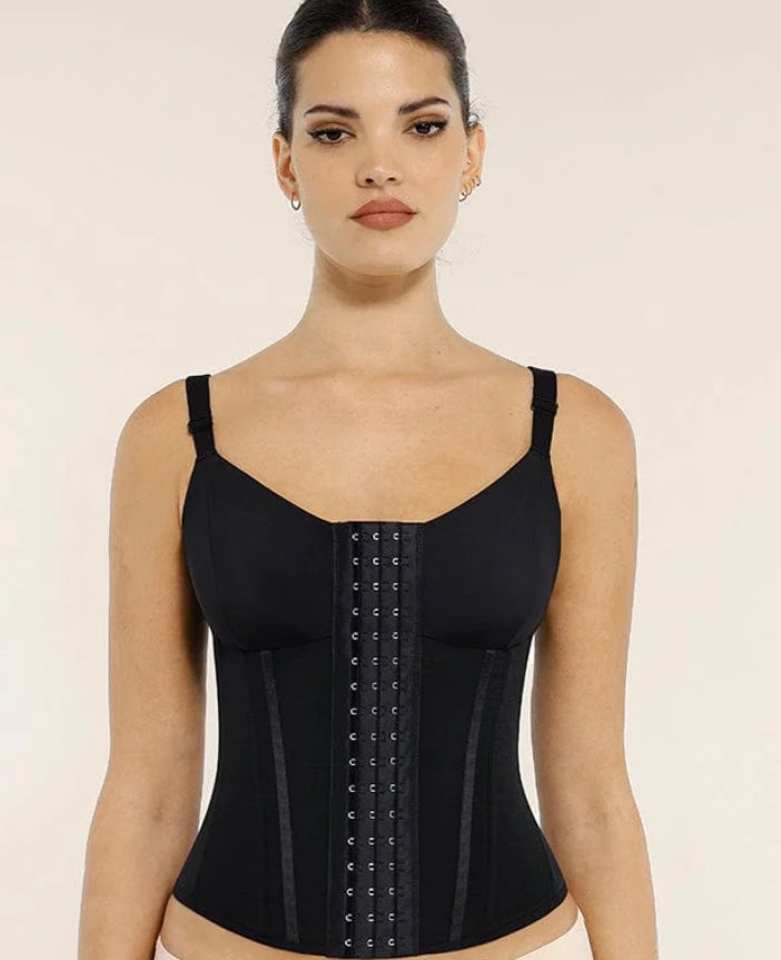FULL BUST WAIST TRAINER VEST(7 STEEL BONES)