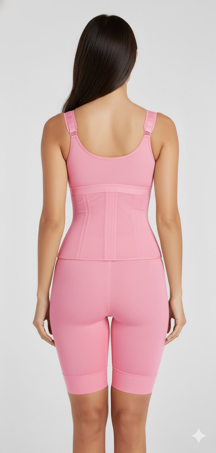 FULL BUST WAIST TRAINER VEST(12 STEEL BONES)