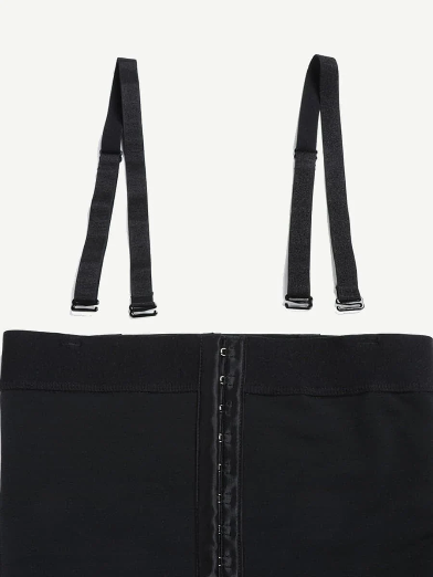 DETACHABLE STRAP|SIDE ZIPPER|BLACK