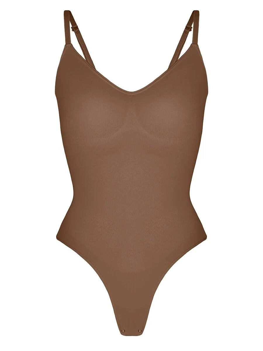 BLACK SEAMLESS BODYSUIT