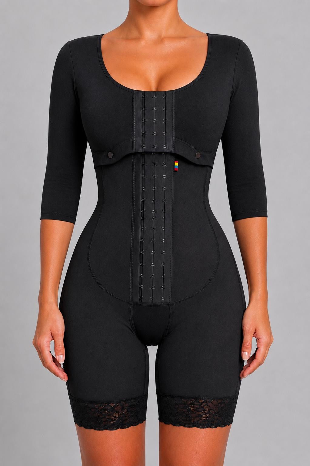 FULL COVERAGE COLOMBIAN FAJA | BLACK