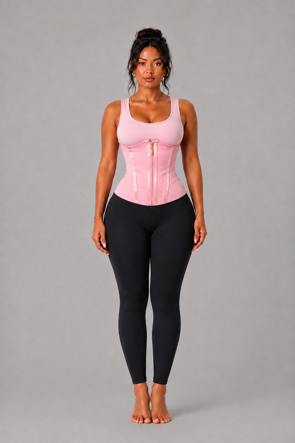 FIRM SCULT WAIST TRAINER |PINK
