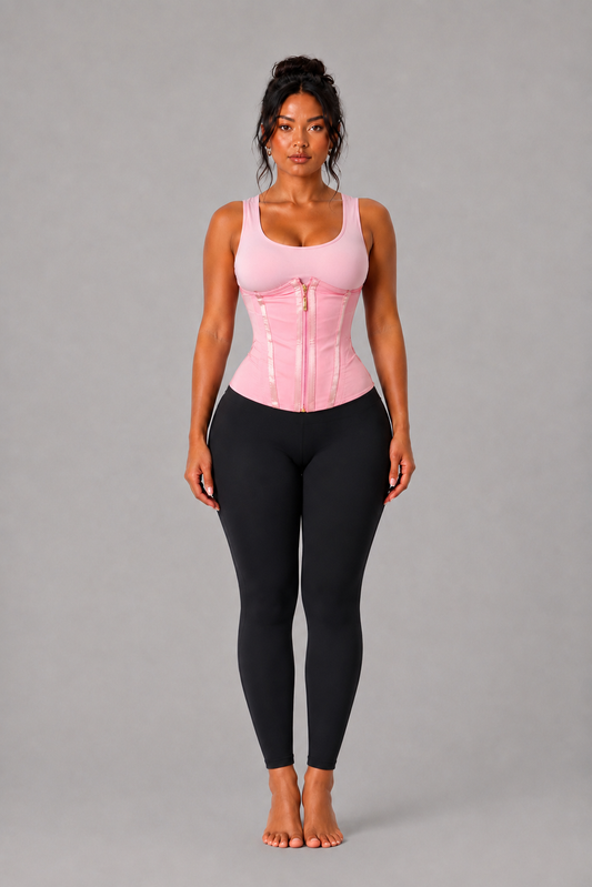 FIRM SCULT WAIST TRAINER |PINK