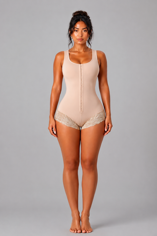 EXTREME SNATCHING BODYSUIT | BEIGE