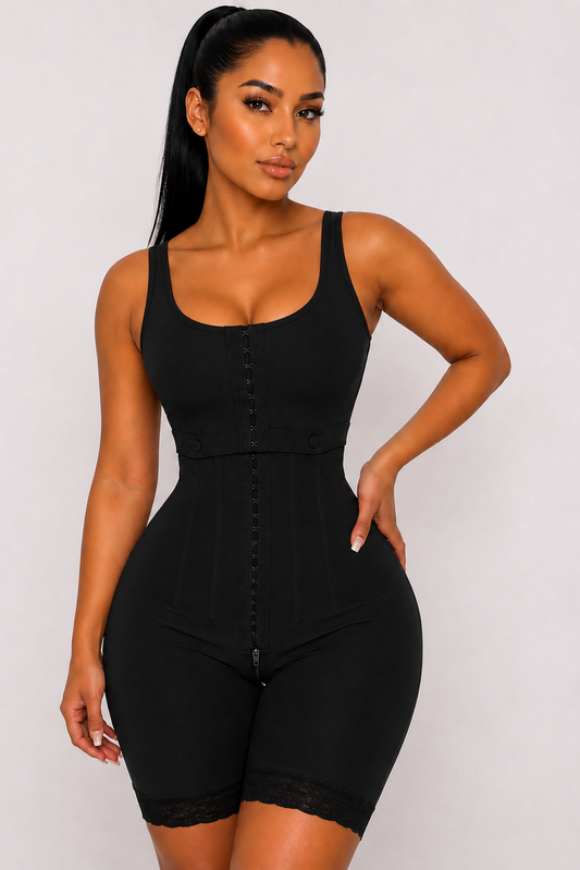 HOURGLASS FULL BUST FAJA | BLACK
