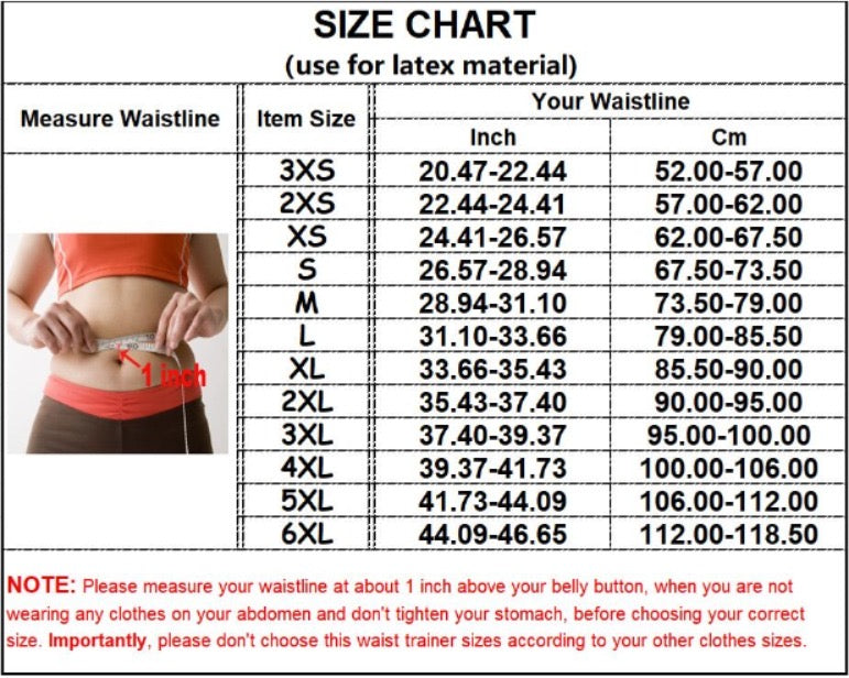 CURVY LATEX WAIST TRAINER