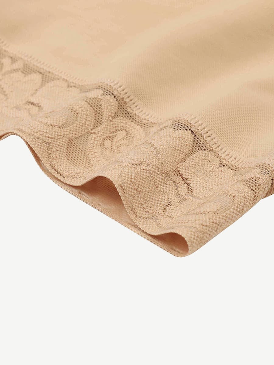 COLOMBIAN FULL COVERAGE FAJA-(MID LENGTH) BEIGE