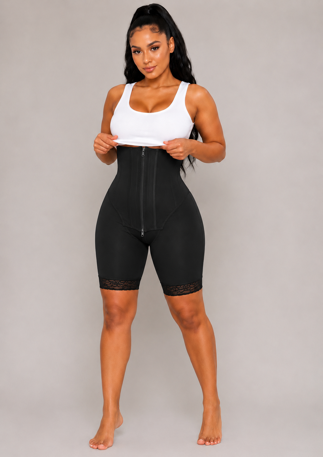 DOUBLE COMPRESSION SHORTS | BLACK