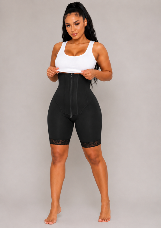 DOUBLE COMPRESSION SHORTS | BLACK