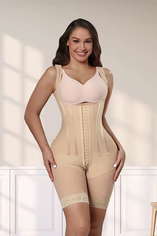 HOURGLASS STEEL BONE FAJA | BEIGE
