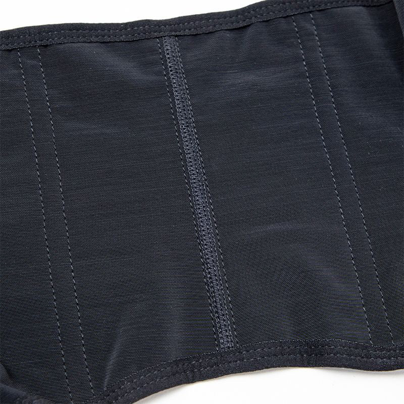 CLASSIC BLACK ZIP-UP WAIST TRAINER