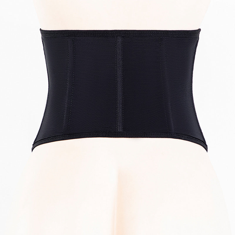 CLASSIC BLACK ZIP-UP WAIST TRAINER