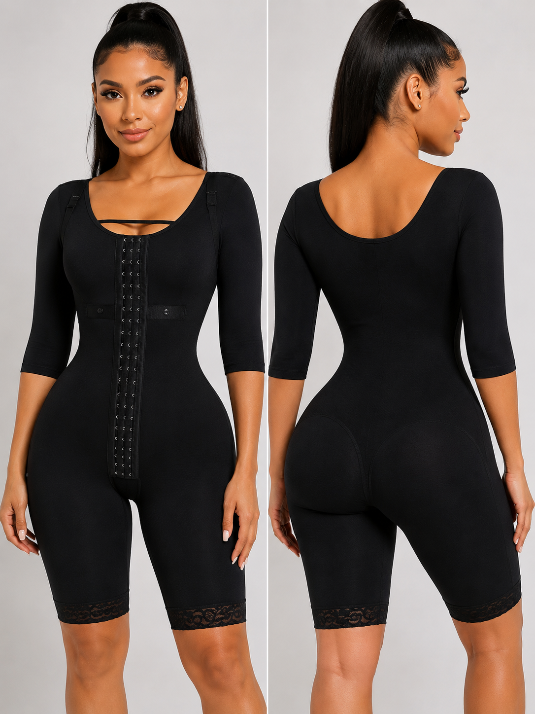 COLOMBIAN FULL COVERAGE FAJA -(MID LENGTH)
