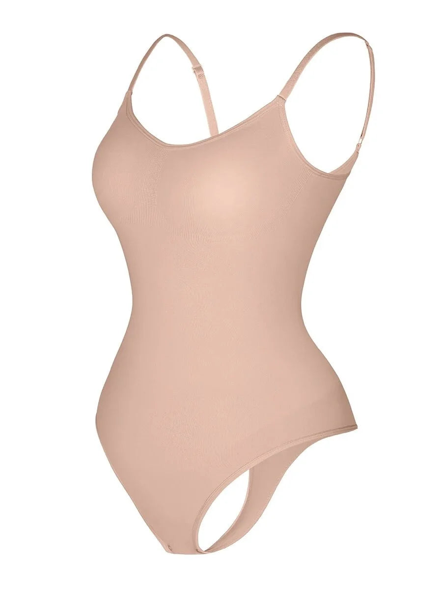 BLACK SEAMLESS BODYSUIT