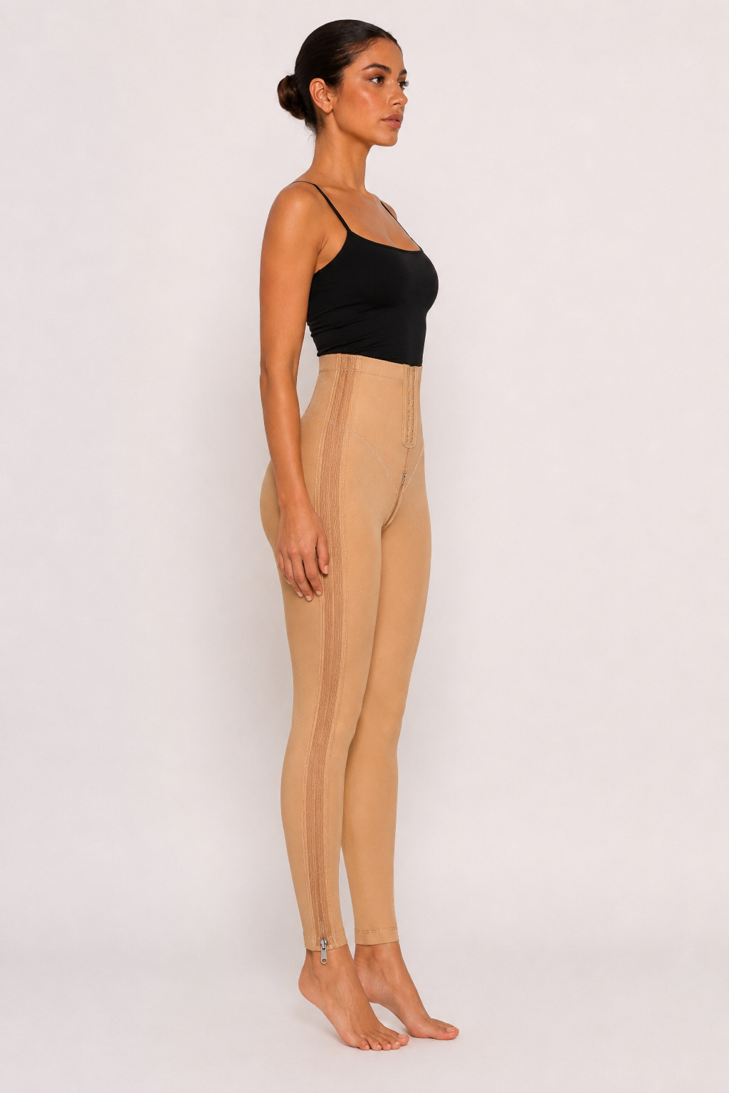 COMPRESSION LEGGINGS | BEIGE