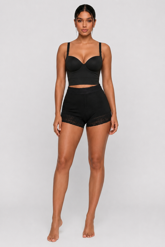 BACK FAT BRA (LONGER) | Black