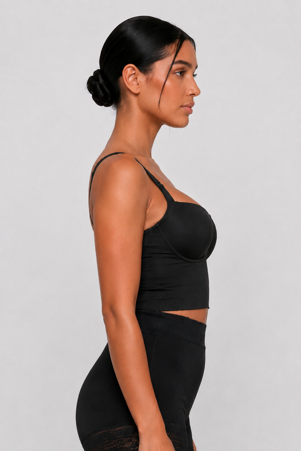 BACK FAT BRA (LONGER) | Black