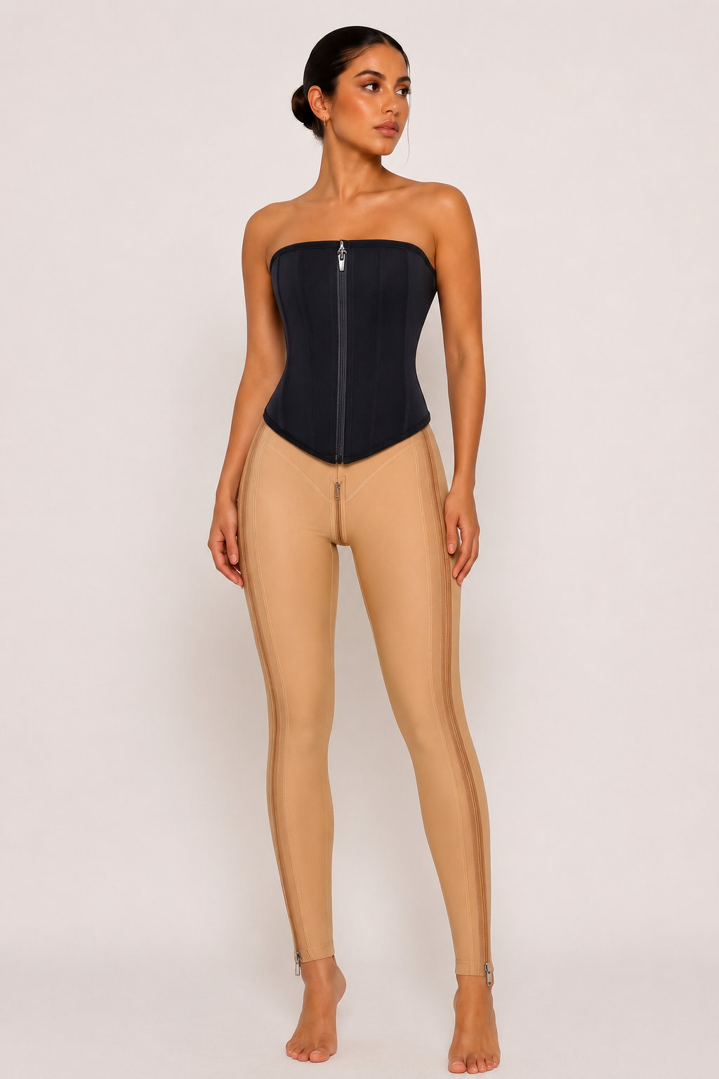 COMPRESSION LEGGINGS | BEIGE