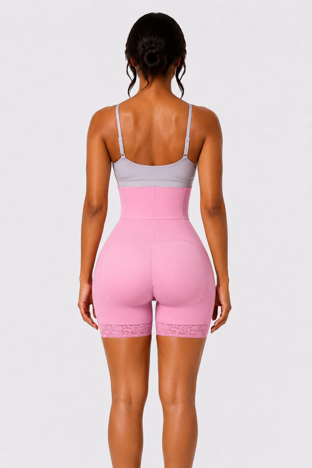 THICK WAIST BAND BBL SHORTS | PINK