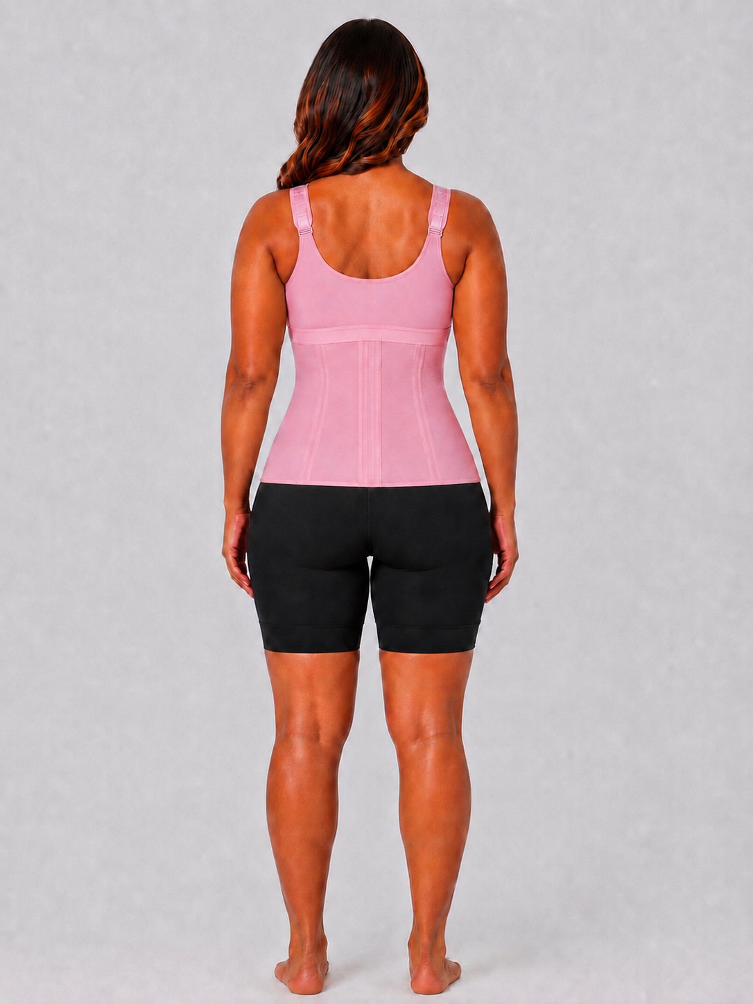 COLOMBIAN FULL BUST SOFT SCULPT WAIST TRAINER VEST | PINK