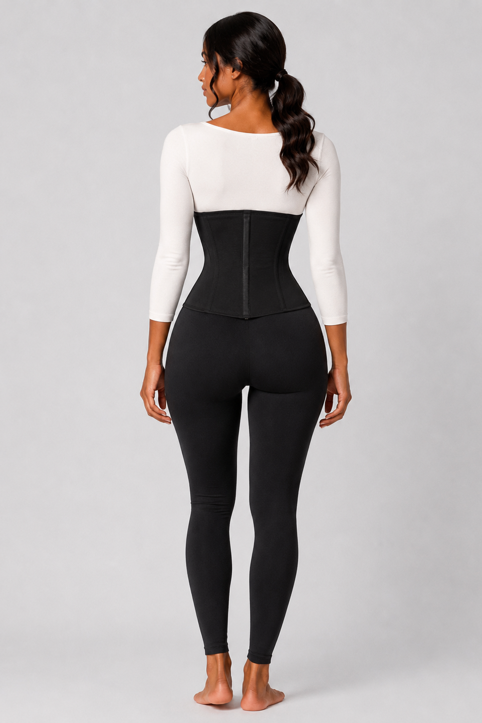COLOMBIAN SOFT SCULPT WAIST-TRAINER (10’’) | BLACK