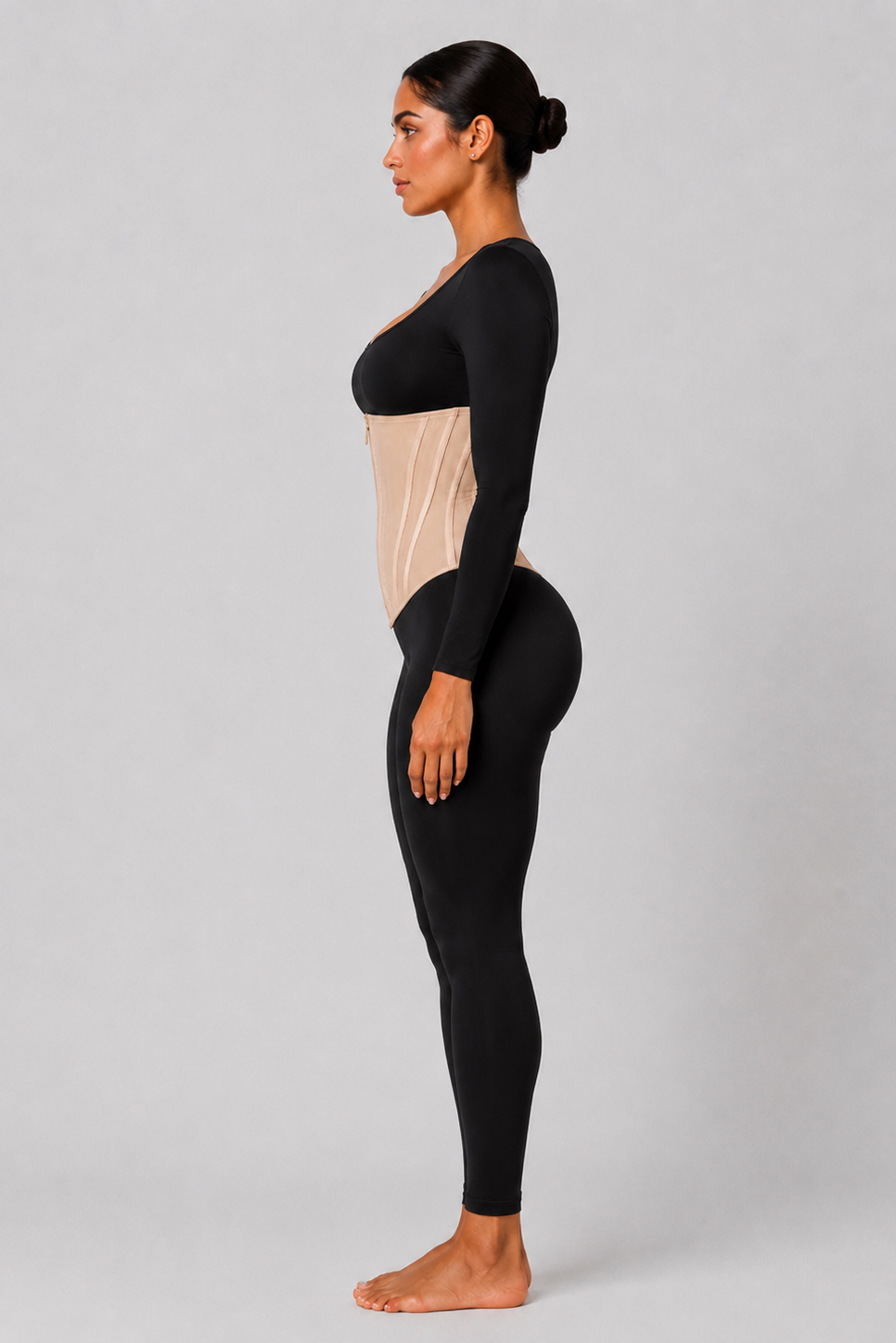 COLOMBIAN SOFT SCULPT WAIST-TRAINER (10’’) | BEIGE