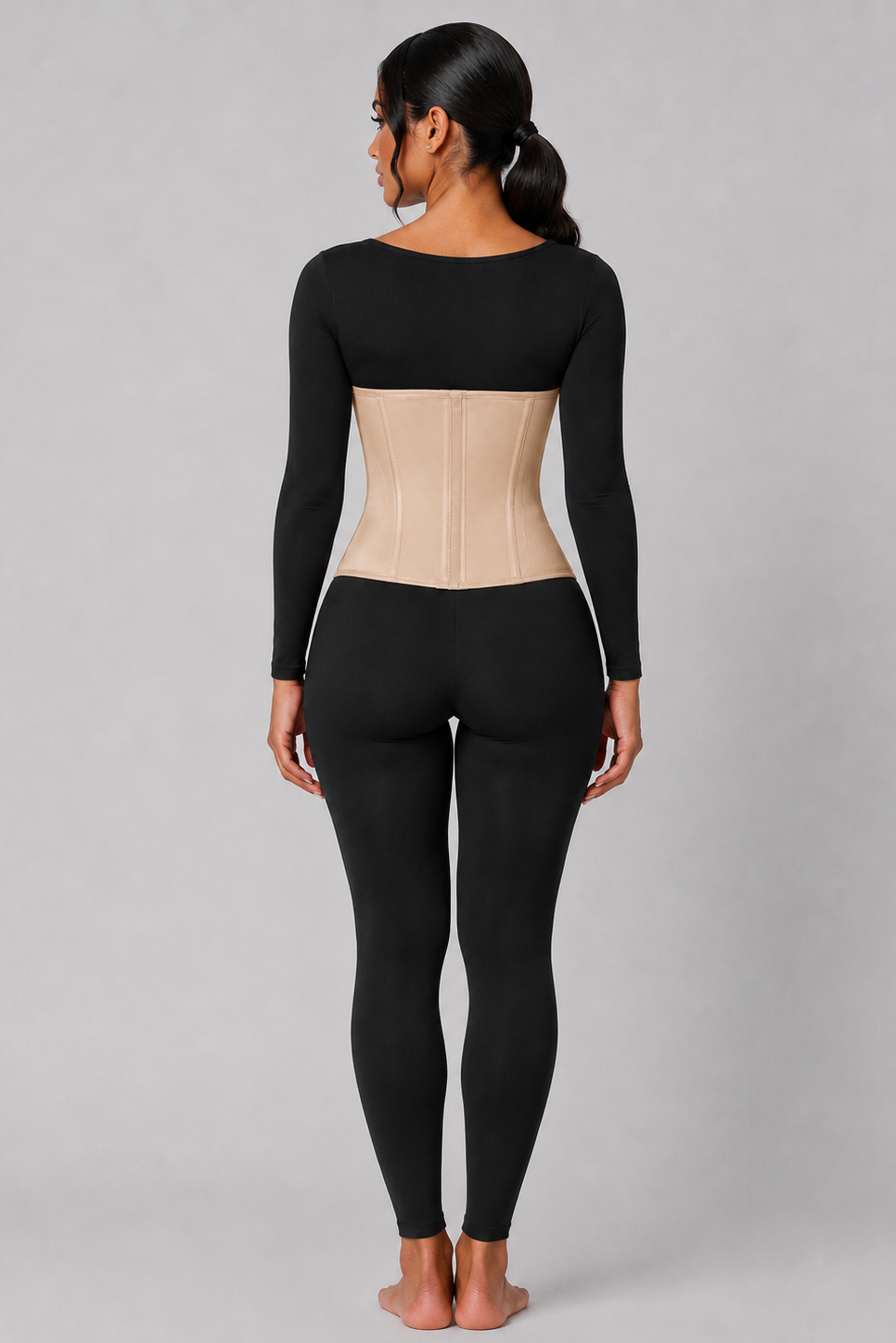 COLOMBIAN SOFT SCULPT WAIST-TRAINER (10’’) | BEIGE