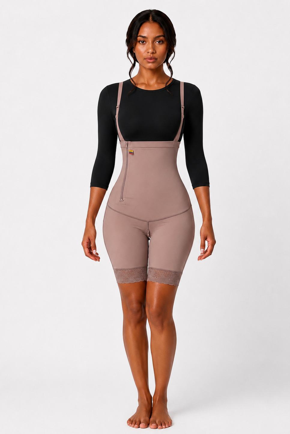 HIGH COMPRESSION STRAPLESS FAJA | MAUVE