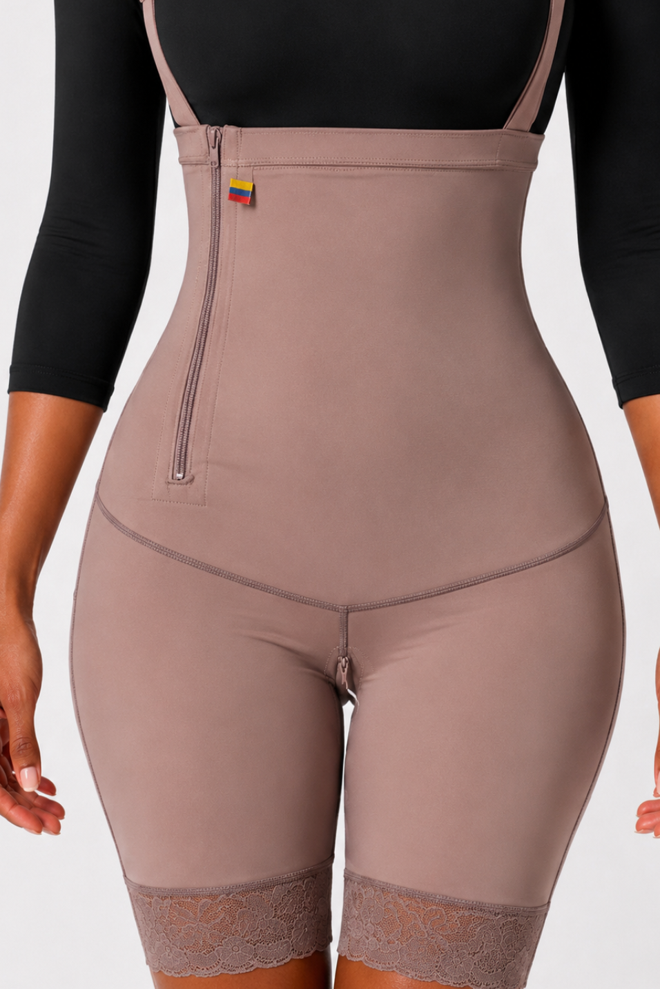 HIGH COMPRESSION STRAPLESS FAJA | MAUVE