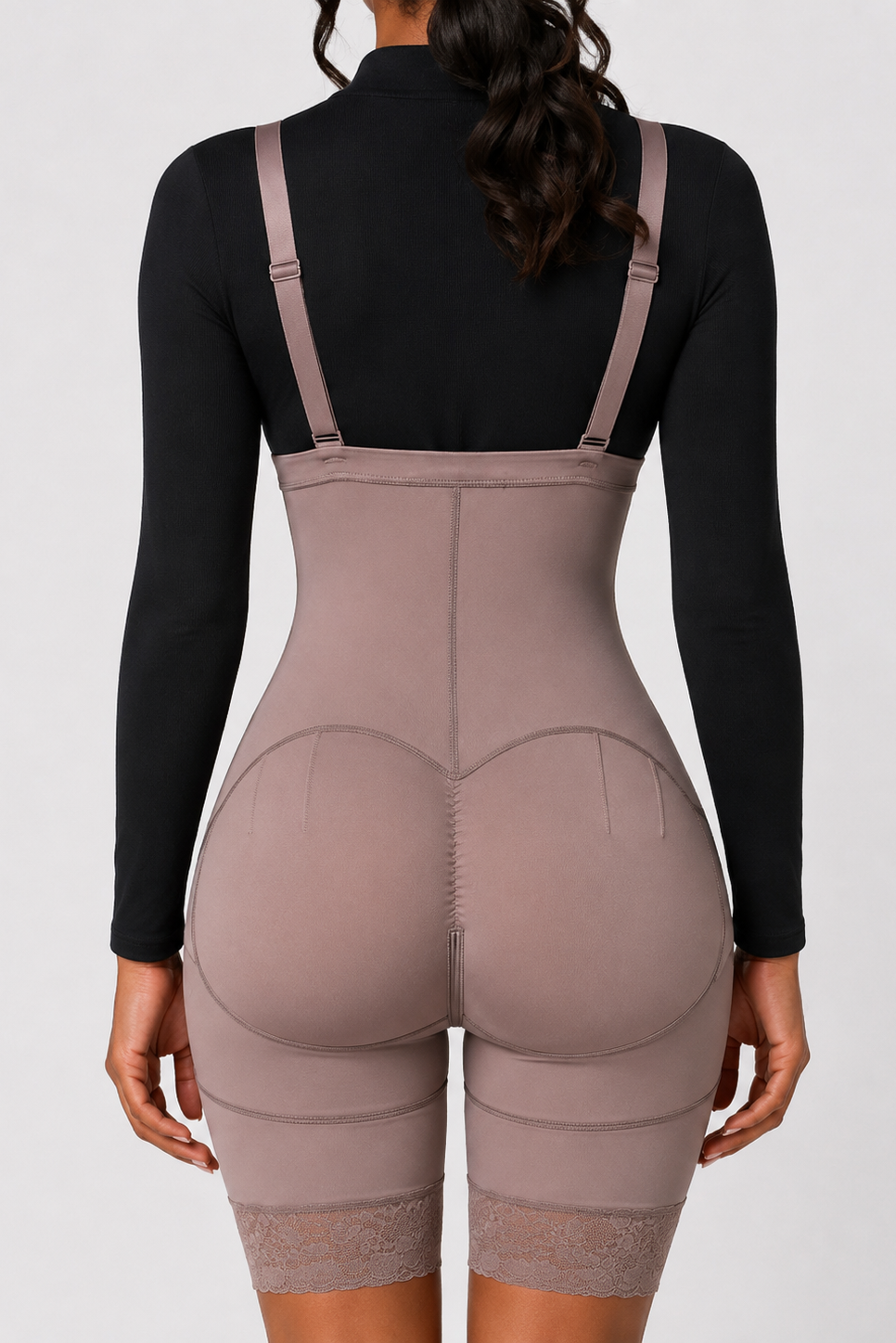 HIGH COMPRESSION STRAPLESS FAJA | MAUVE
