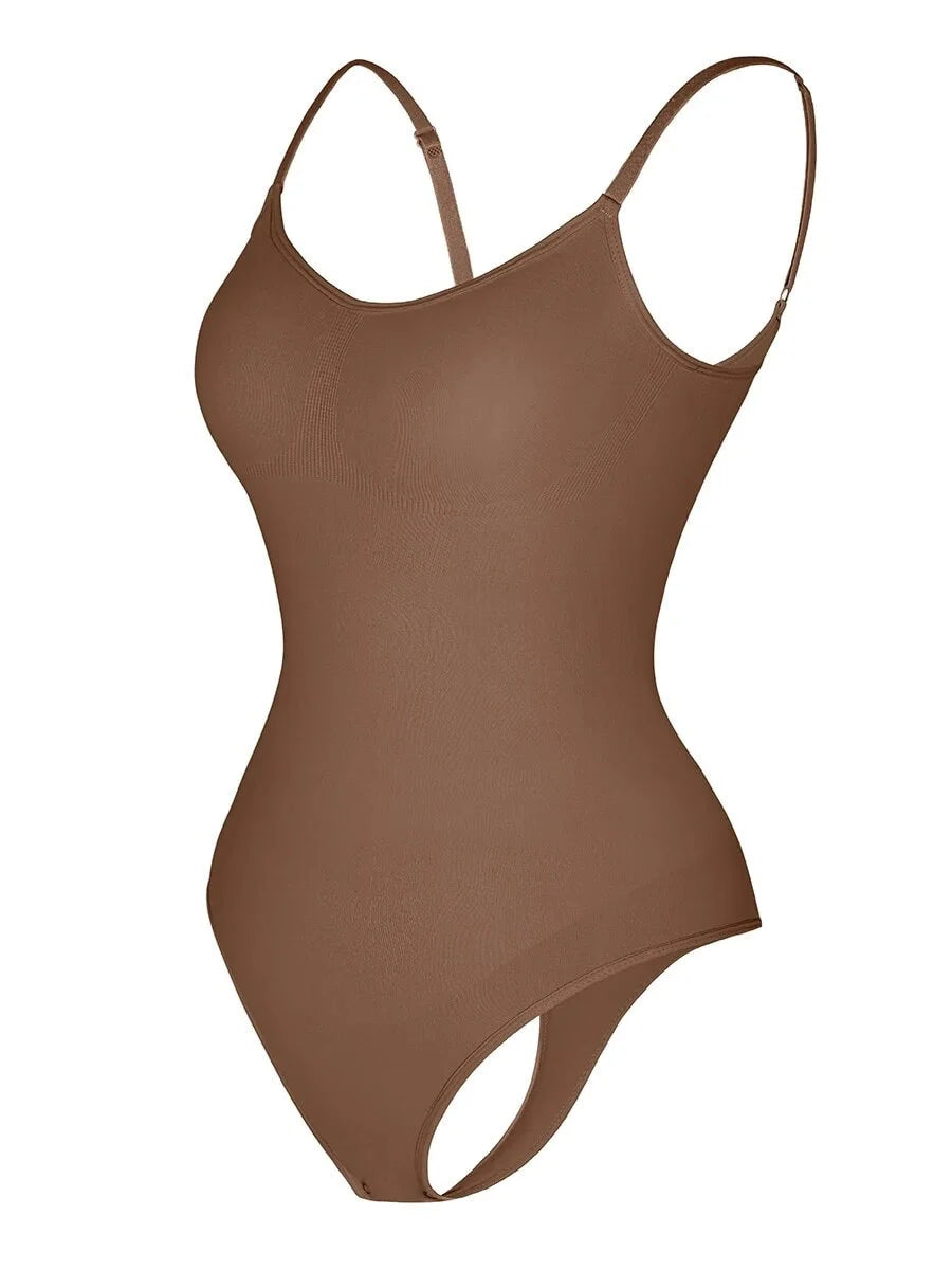 BLACK SEAMLESS BODYSUIT