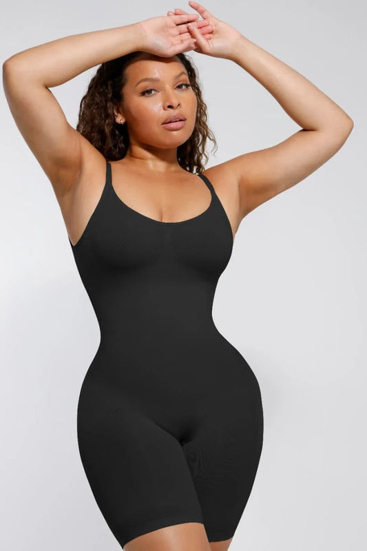 SEAMLESS OPEN BACK | BLACK